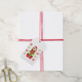 Snoep Crush Elf Kerstmis Cadeaulabel (Met Touw)