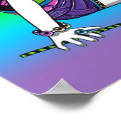 snoep "Crystal" Rainbow Butterfly Fairy Poster (Hoek)