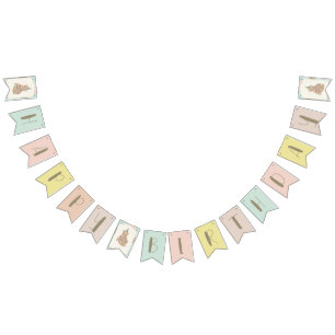 Snoep Cute Beer Bunting Flags Vlaggetjes