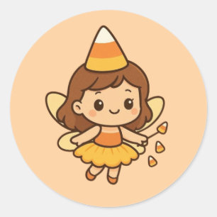 Snoep Cutie Ronde Sticker