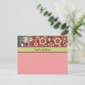 Snoep Daisies Bloom Kinder Hartelijk dank Bedankkaart (Staand voorkant)