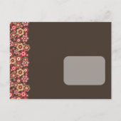 Snoep Daisies Pattern Vrijgezellenfeest Briefkaart (Achterkant)