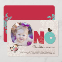 Snoep Damask Chicks Meisje 1e Verjaardagsfeestje U