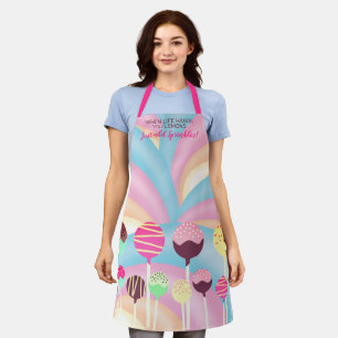 Snoep dat de poppen van gebak gepersonaliseerd maa schort