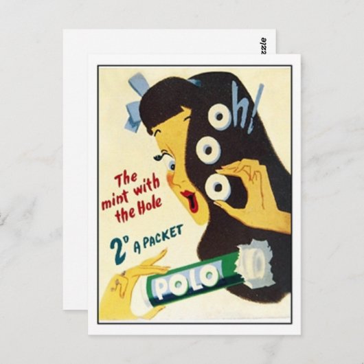  Snoep - De Munt met het Hole Polo Ad Briefkaart (Voorkant / Achterkant)