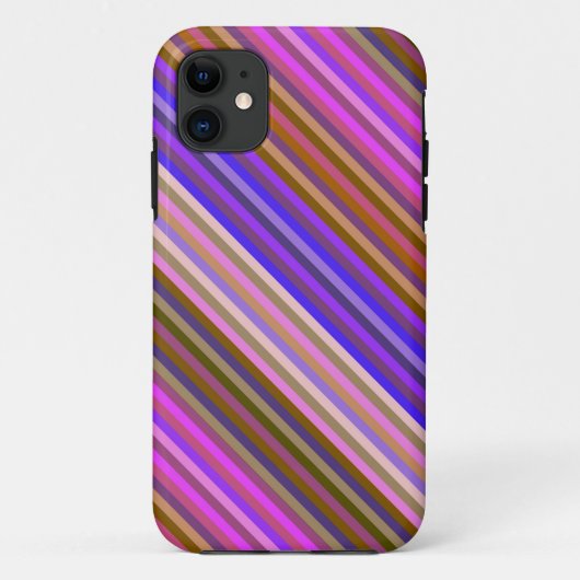 Snoep diagonale strepen achtergrond Case-Mate iPhone case (Achterkant)