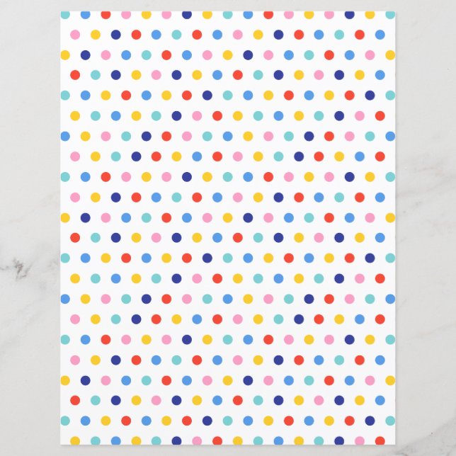 Snoep Dot Delight Scrapbook Paper (Voorkant)