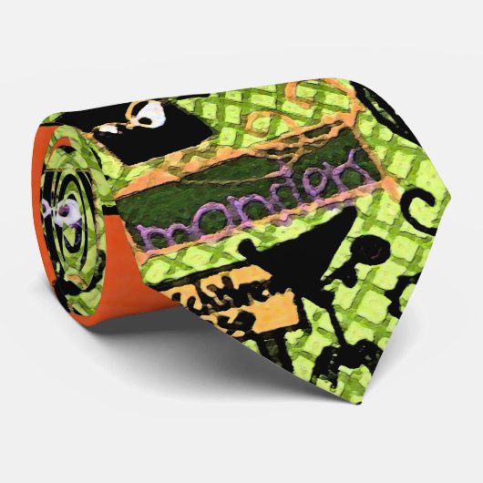 Snoep Dromen ~ stropdas Halloween Stropdas (Opgerold)