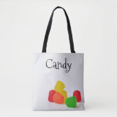 Snoep druppelt puin Jelly Beans Halloween Tote Bag (Voorkant)