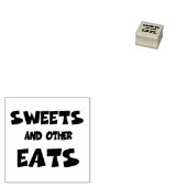SNOEP EN ANDER VOEDSEL RUBBERSTEMPEL (Gestempeld)