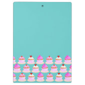 Snoep- en chocoladetaart voor verjaardagsfeest klembord (Achterkant)