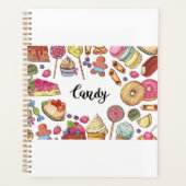 Snoep en Dessert Doodles Sweet Treats Pattern Planner (Voorkant)