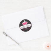 Snoep en dessertbuffet ronde sticker (Envelop)
