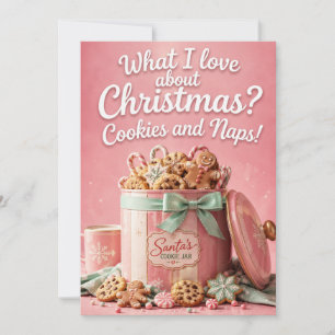 Snoep en Knuffels Grappige Kerst Groetkaart Kaart
