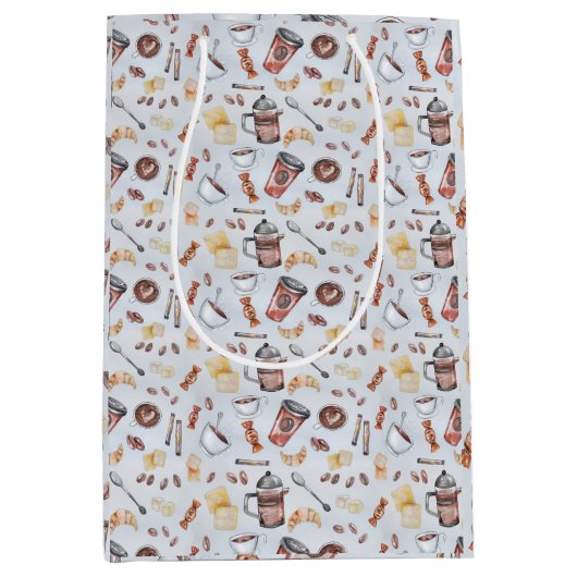 Snoep en koffie medium cadeauzakje (Voorkant)