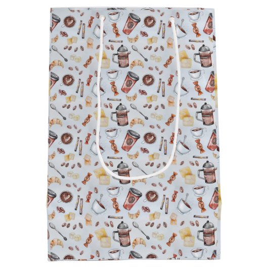 Snoep en koffie medium cadeauzakje (Achterkant)