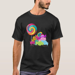 Snoep en Lollipop T-shirt: Sweet Happiness T-shirt