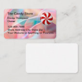 Snoep en snoepgoed Visitekaartje (Voorkant / Achterkant)