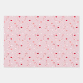 Snoep en sterpatroon inpakpapier vel (Voorkant 2)