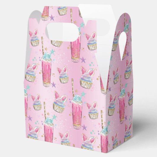 Snoep en suikerpatroon bedankdoosjes (Geopend)