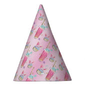 Snoep en suikerpatroon feesthoedjes (Rechts)