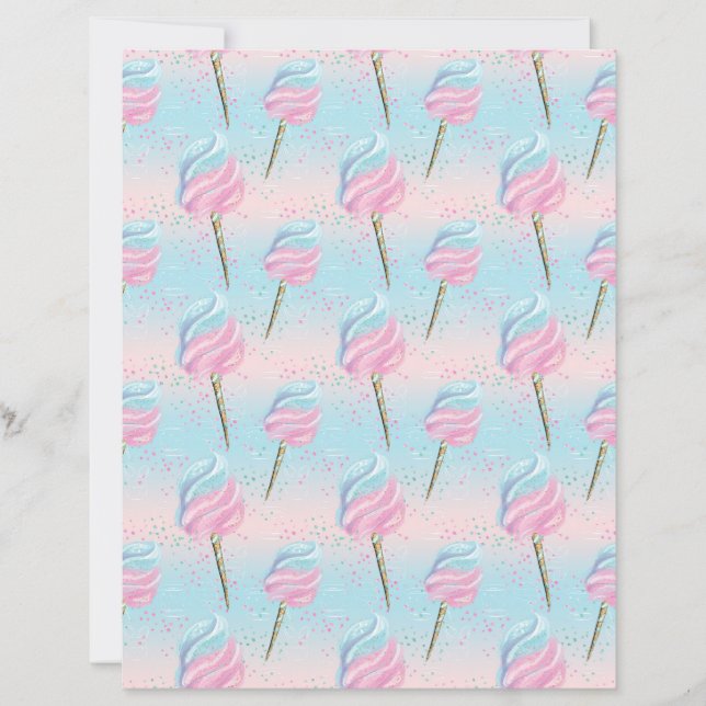 Snoep en suikerpatroon Scrapbook Paper (Voorkant)