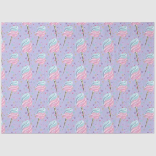 Snoep en suikerpatroon tissuepapier (Voorkant)