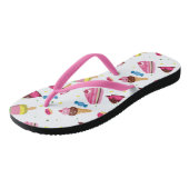 Snoep en zoet gekleurd patroon teenslippers (Schuin)