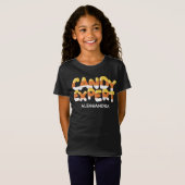 Snoep Expert Candy Corn Halloween Kinder & Volwass T-shirt (Voorkant volledig)