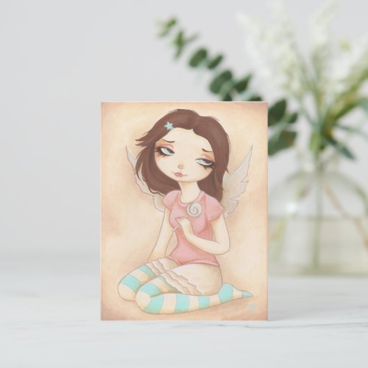 SNOEP FAIRY iets zoets Briefkaart (Staand voorkant)