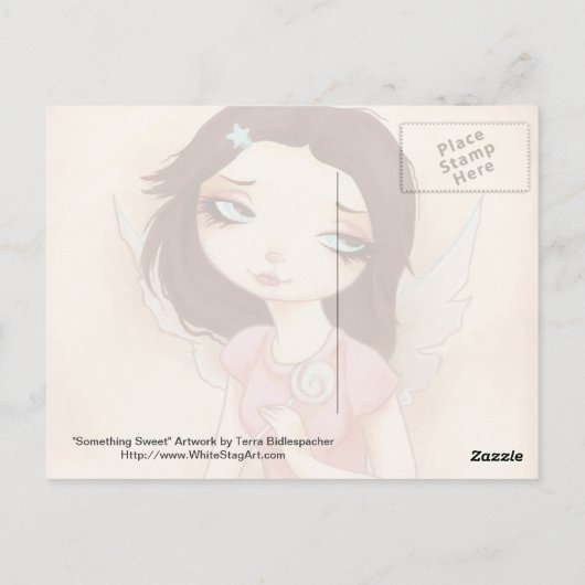 SNOEP FAIRY iets zoets Briefkaart (Achterkant)