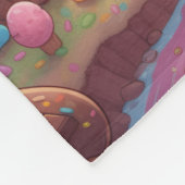 snoep fleece deken (Hoek)