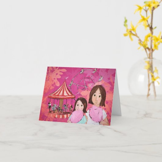 Snoep Floss Skies - Wenskaart Kaart (Gele Bloem)