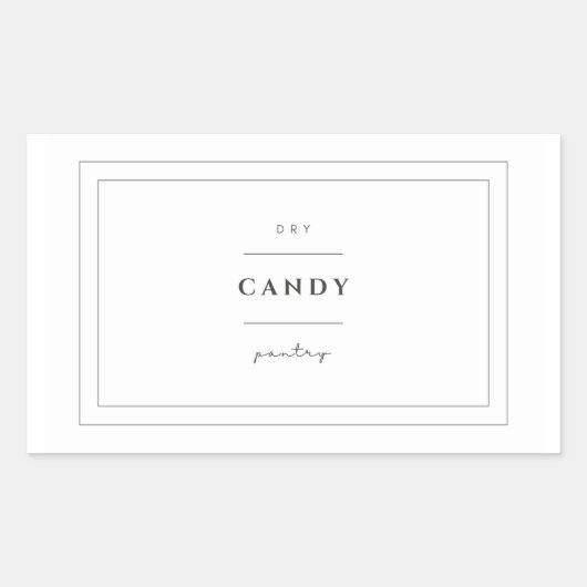 Snoep Food Label Stickers (Voorkant)