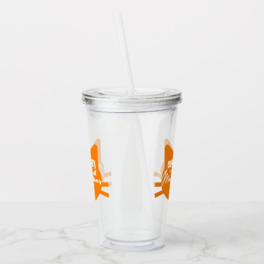 Snoep gek acryl drinkbeker (Links)