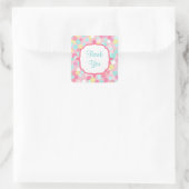 Snoep gekleurd dank u Stickers (Tas)