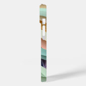 Snoep gekleurde avy strepen Case-Mate iPhone case (Achterkant / Links)