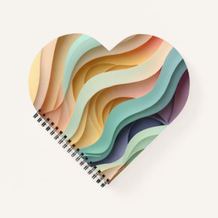 Snoep gekleurde avy strepen notitieboek