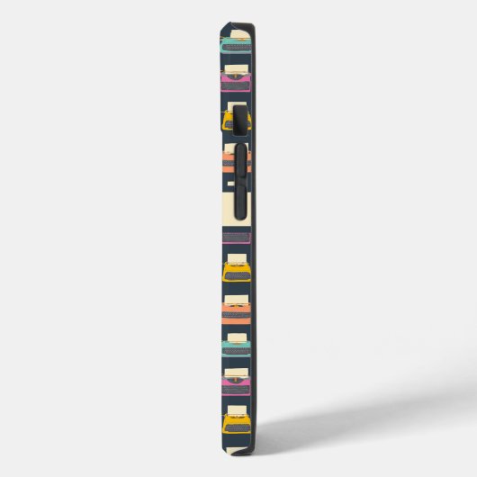 Snoep gekleurde  schrijfmachines gepatterd Case-Mate iPhone case (Achterkant / Links)