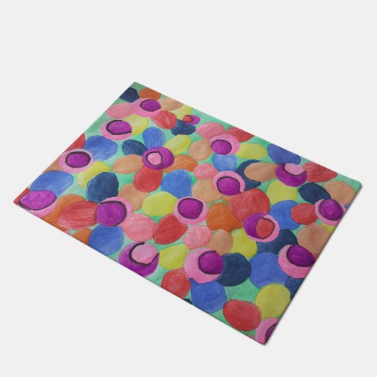 Snoep gekleurde ventilatormat deurmat (Schuin)