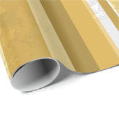 Snoep gele strepen cadeaupapier (Rol Hoek)