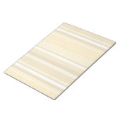 Snoep gele strepen notitieblok (Schuin)