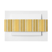 Snoep gele strepen uitnodigingen wikkel (Voorkant Voorbeeld)