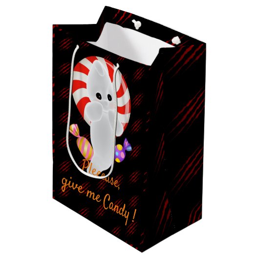 Snoep Gemiddeld cadeau Medium Cadeauzakje (Voorkant Gekanteld)