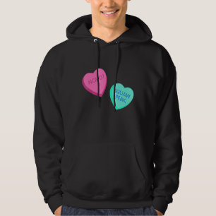 Snoep gesprek harten provo utah Valentijnse D Hoodie