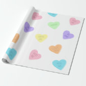 Snoep gespreksonderwerp Valentijnsdag Cadeaupapier (Uitgerold)