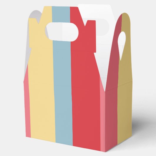 Snoep gestreept bedankdoosjes (Geopend)
