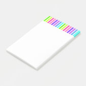 Snoep gestreept groot post-it® notes (Schuin)