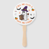 Snoep Ghost Hand Fan Handwaaier (Achterkant)