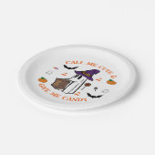 Snoep Ghost Party Borden Papieren Bordje (Gekanteld)